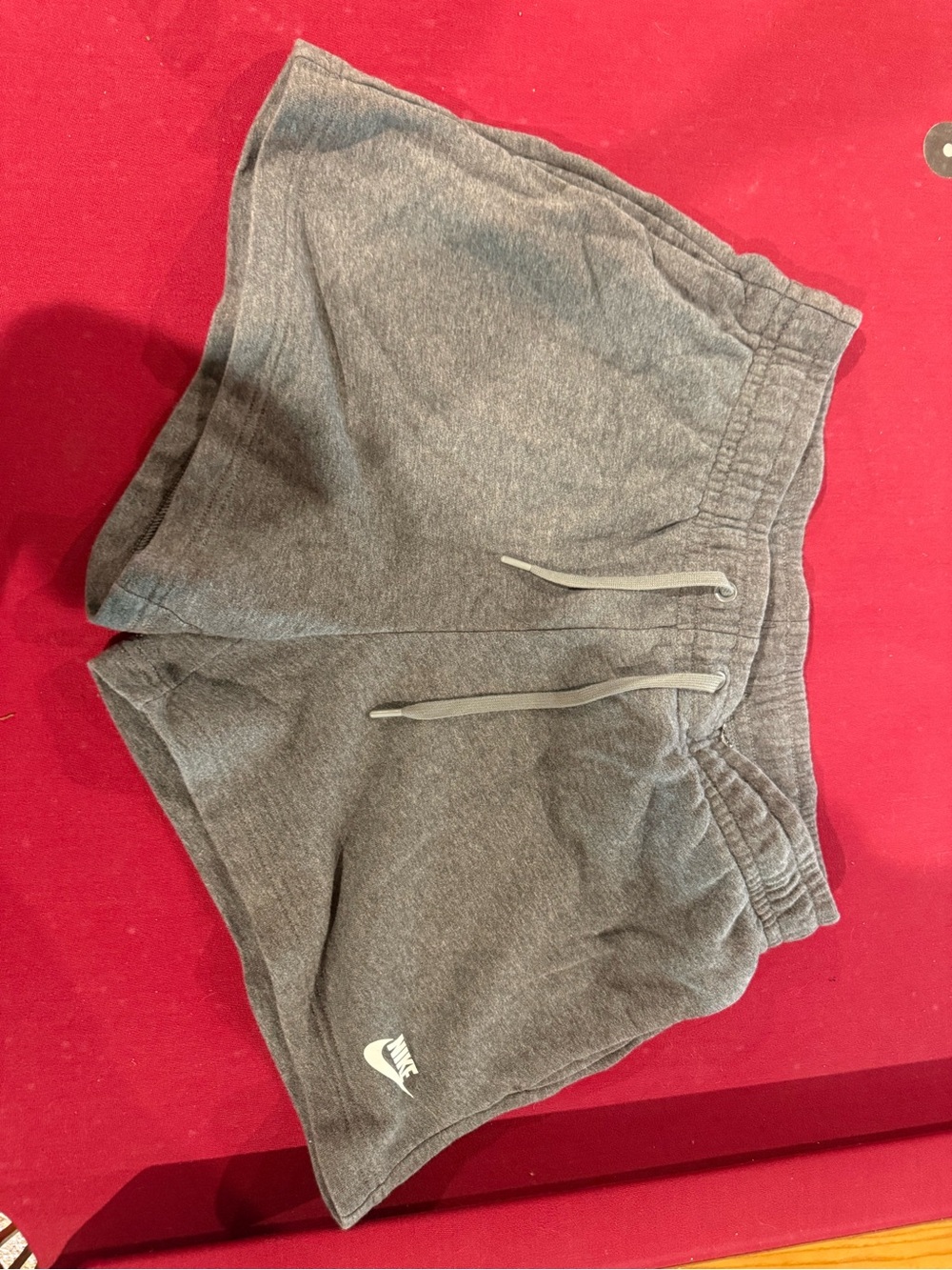 Nike Gray Men’s Athletic Shorts with Drawstring